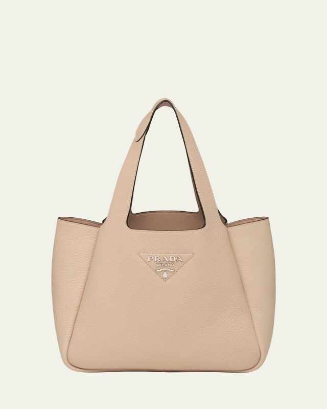 Dynamique Small Soft Daino Leather Shopper Bag